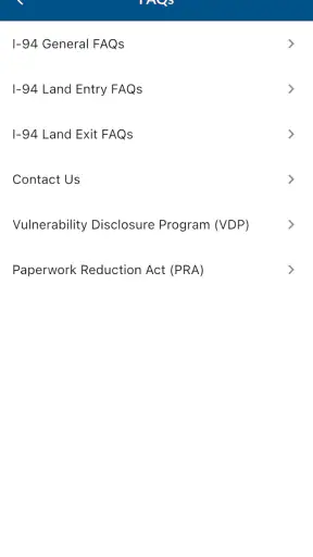 CBP Link screenshot