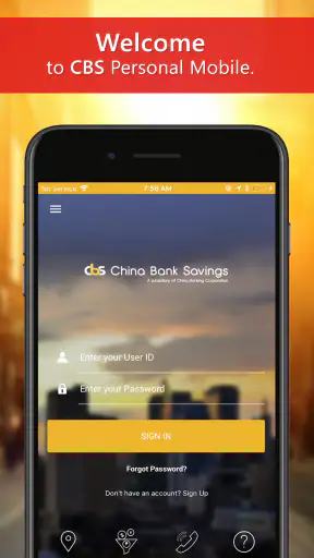 CBS Personal Mobile App screenshot