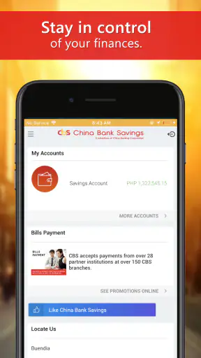 CBS Personal Mobile App screenshot