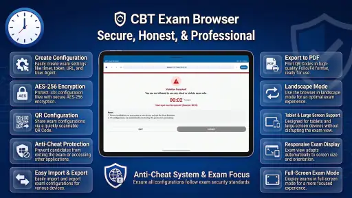 CBT Exam Browser screenshot