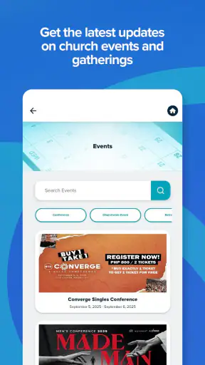 CCF Mobile App screenshot