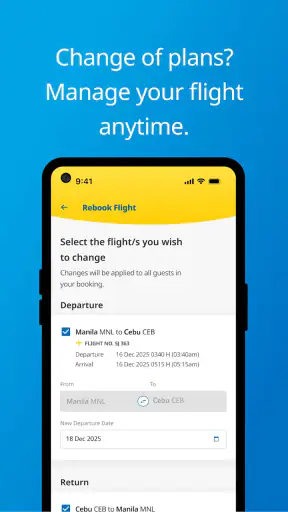 Cebu Pacific screenshot