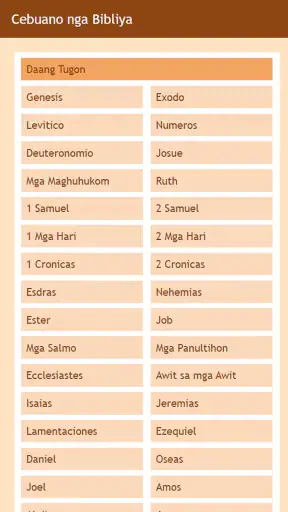 Cebuano and English Bible screenshot