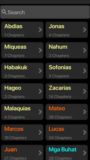 Cebuano King James Bible screenshot