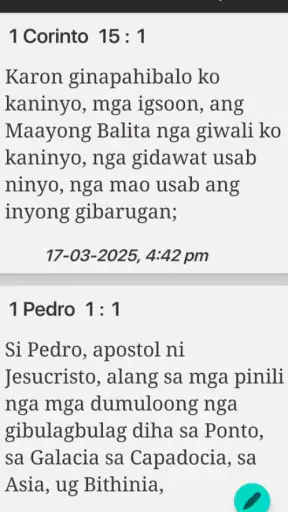 Cebuano King James Bible screenshot