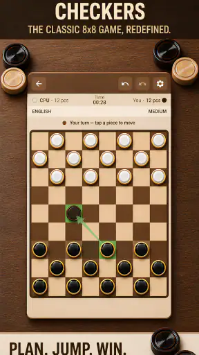 Checkers – Damas - Draughts screenshot