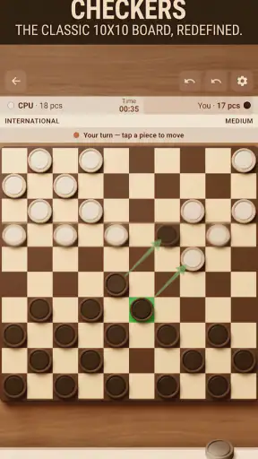 Checkers – Damas - Draughts screenshot