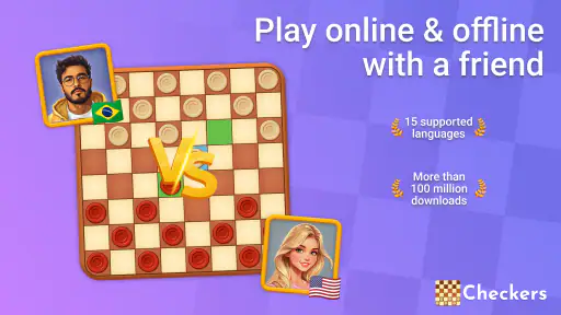 Checkers Online screenshot