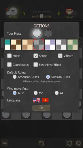 Checkers - Two Players screenshot