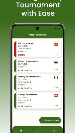Chess Tournament Manager screenshot