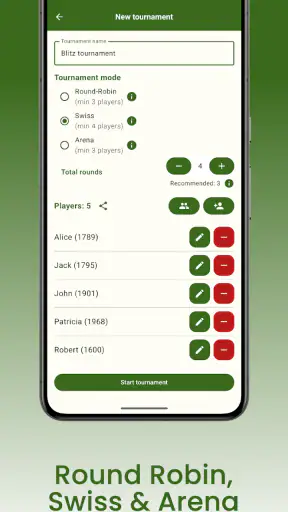 Chess Tournament Manager screenshot