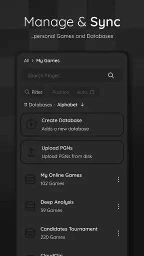 ChessBase: Analysis & Database screenshot