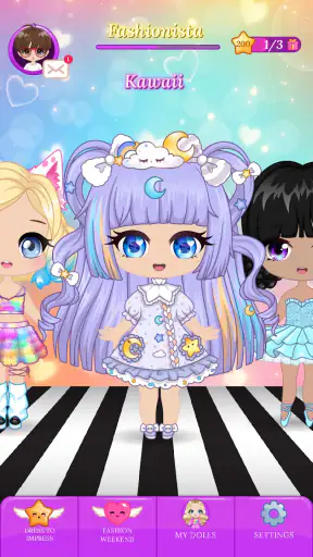Chibi Dress Up Beauty Salon screenshot