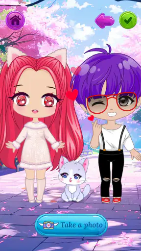 Chibi Dress Up Beauty Salon screenshot