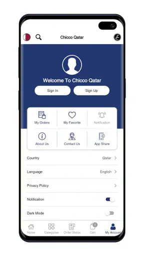 Chicco Qatar screenshot