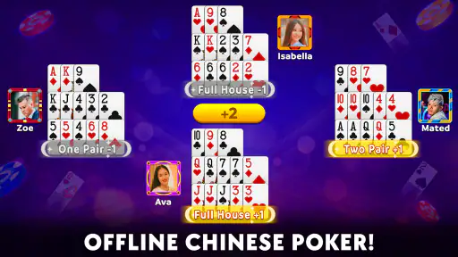 Chinese Poker screenshot