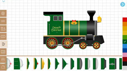 Christmas Train Game For Kids screenshot