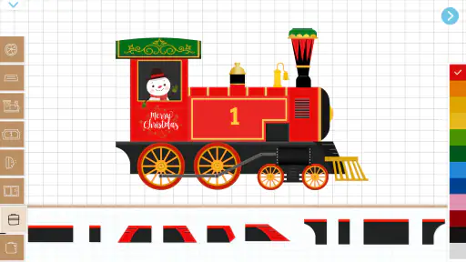 Christmas Train Game For Kids screenshot