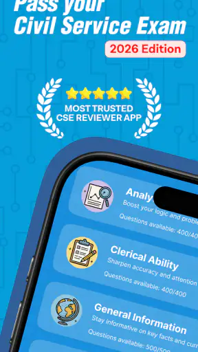 Civil Service Reviewer 2026 screenshot