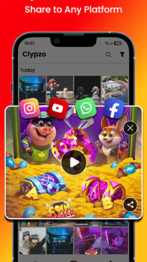 Clypzo: Screen Video Recorder screenshot