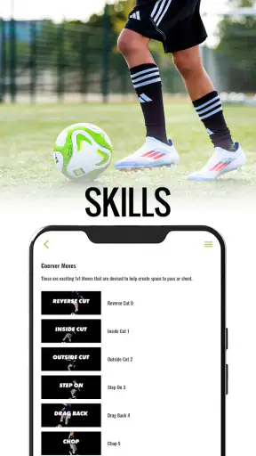 Coerver Soccer Skills screenshot