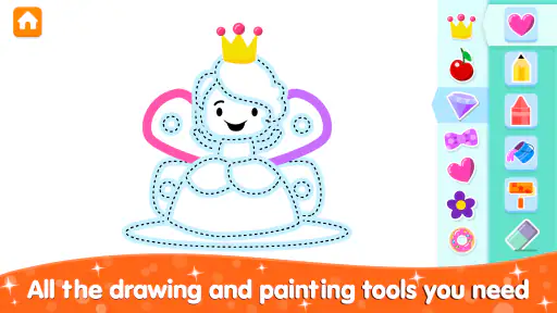 Coloring and Drawing For Girls screenshot