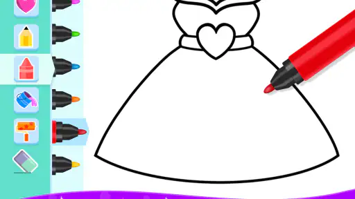 Coloring and Drawing For Girls screenshot