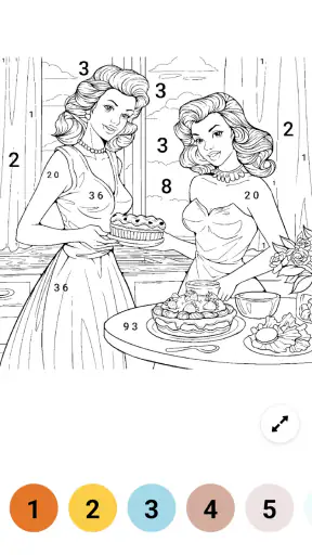Coloring Book-lake colouring screenshot