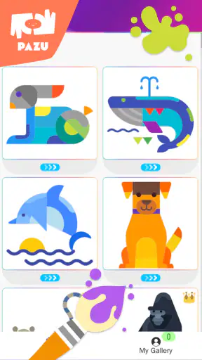 Coloring games for toddlers screenshot