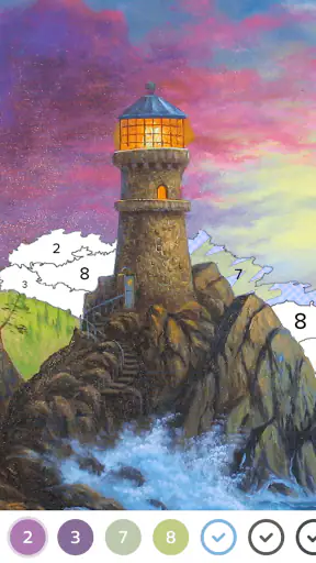 Colorswipes® - Color by Number screenshot
