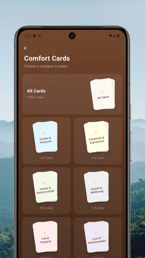 Comforting Cards screenshot