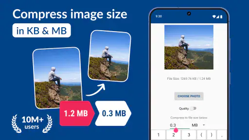 Compress Image Size In kb & mb screenshot