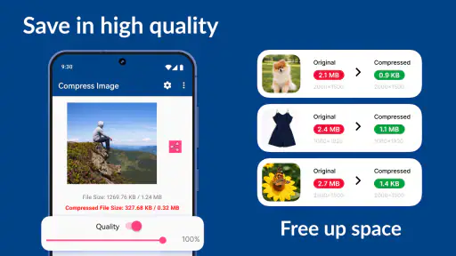 Compress Image Size In kb & mb screenshot
