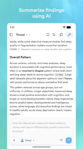 Consensus: AI for Research screenshot