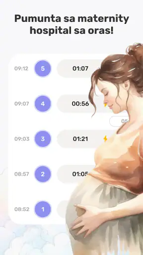 Contraction Timer screenshot
