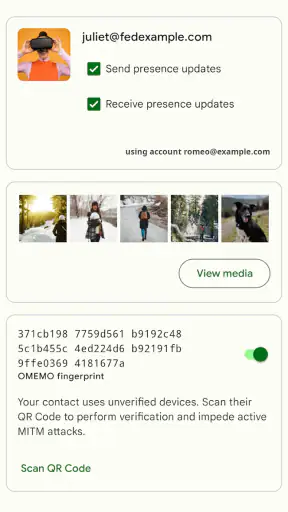 Conversations (Jabber / XMPP) screenshot