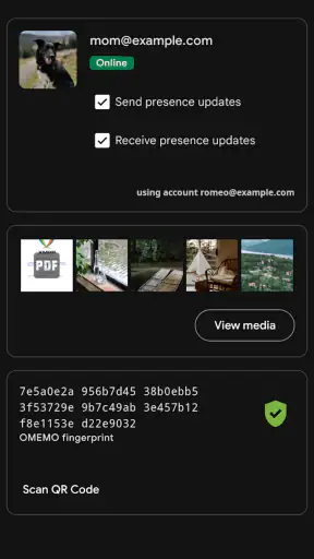 Conversations (Jabber / XMPP) screenshot