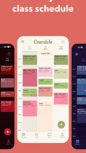 Coursicle screenshot