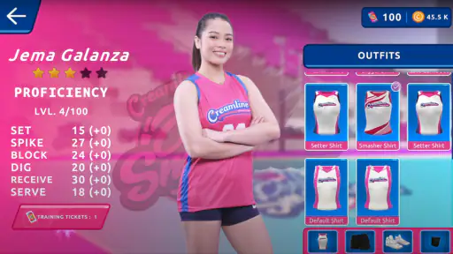 Creamline Good Vibes Smash screenshot