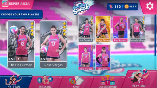Creamline Good Vibes Smash screenshot