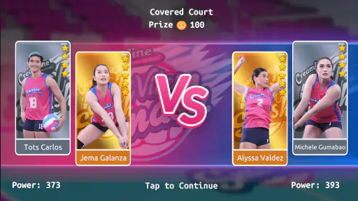 Creamline Good Vibes Smash screenshot