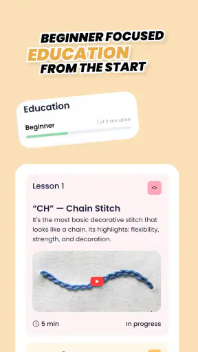 Crochet row counter & patterns screenshot