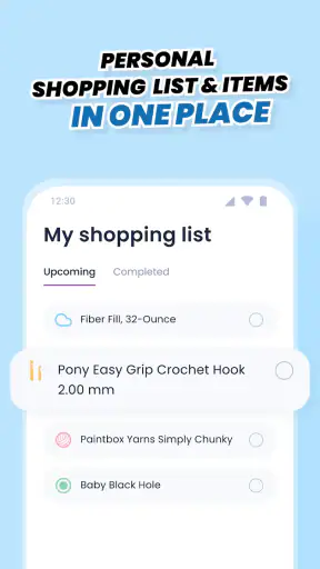 Crochet row counter & patterns screenshot