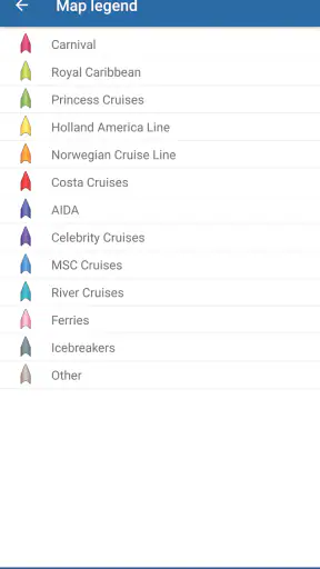 CruiseMapper screenshot
