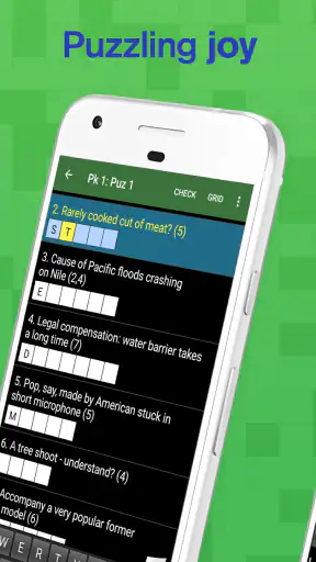 Cryptic Crossword screenshot