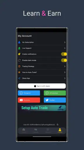 Crypto Signals Golden screenshot