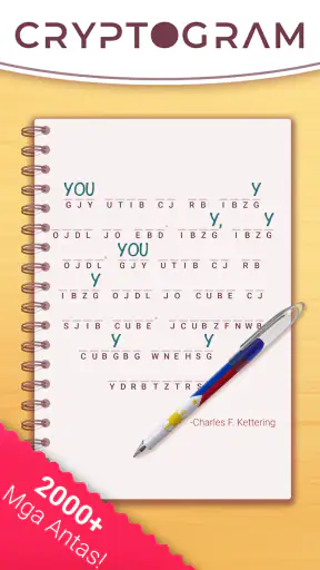 Cryptogram: Search Logic Word screenshot