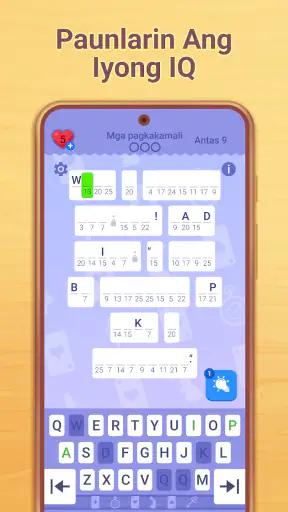 Cryptogram: Search Logic Word screenshot