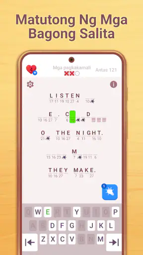 Cryptogram: Search Logic Word screenshot