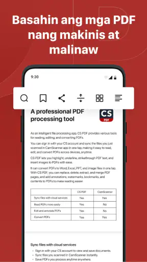 CS PDF Reader: PDF Editor screenshot